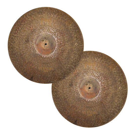 Red Cymbals Vertical Raw Hi-Hats